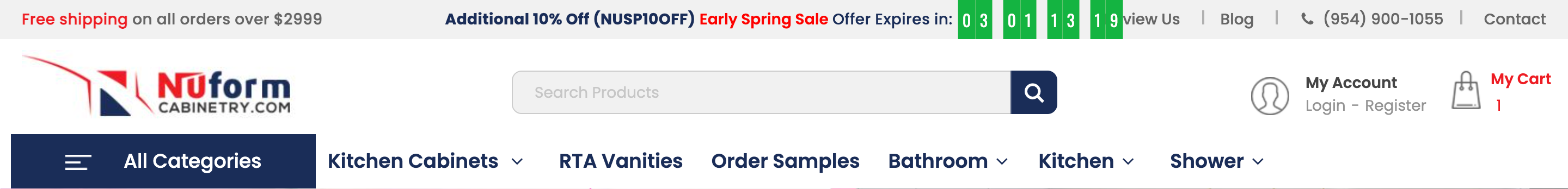 Nuform Cabinetry Order Status & Tracking